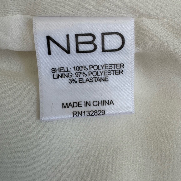 NBD Best In Sass Ivory Strapless Dress - Picture 5 of 7